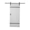 Renin 36 in. x 84 in. Easy-Build Ready to Assemble Authentic Cross-Brace Barn Door Kit BD069W01BW1BWE36084 - alternate 1